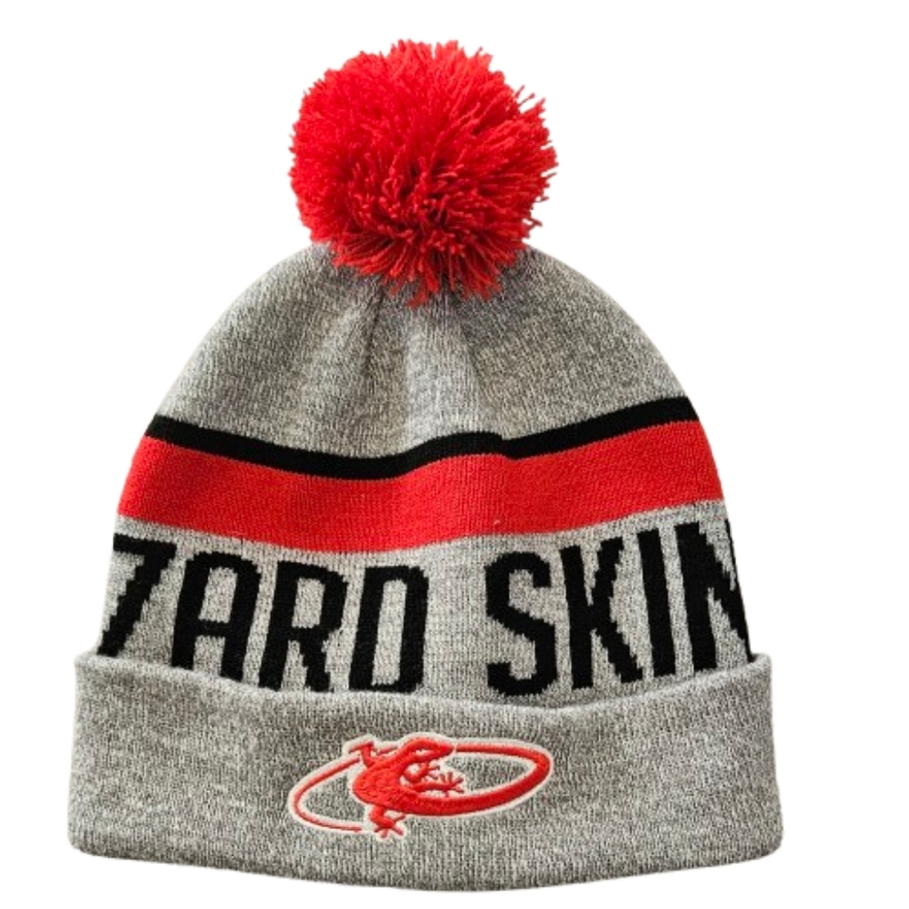 Lizard Skin knitted ski hat